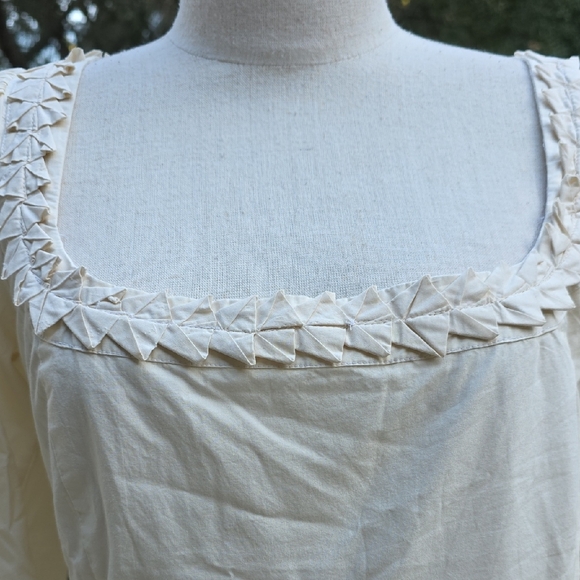 NEW RHODE DAYA COTTON BUTTERCREAM MINI DRESS SIZE 4 - Picture 3 of 7